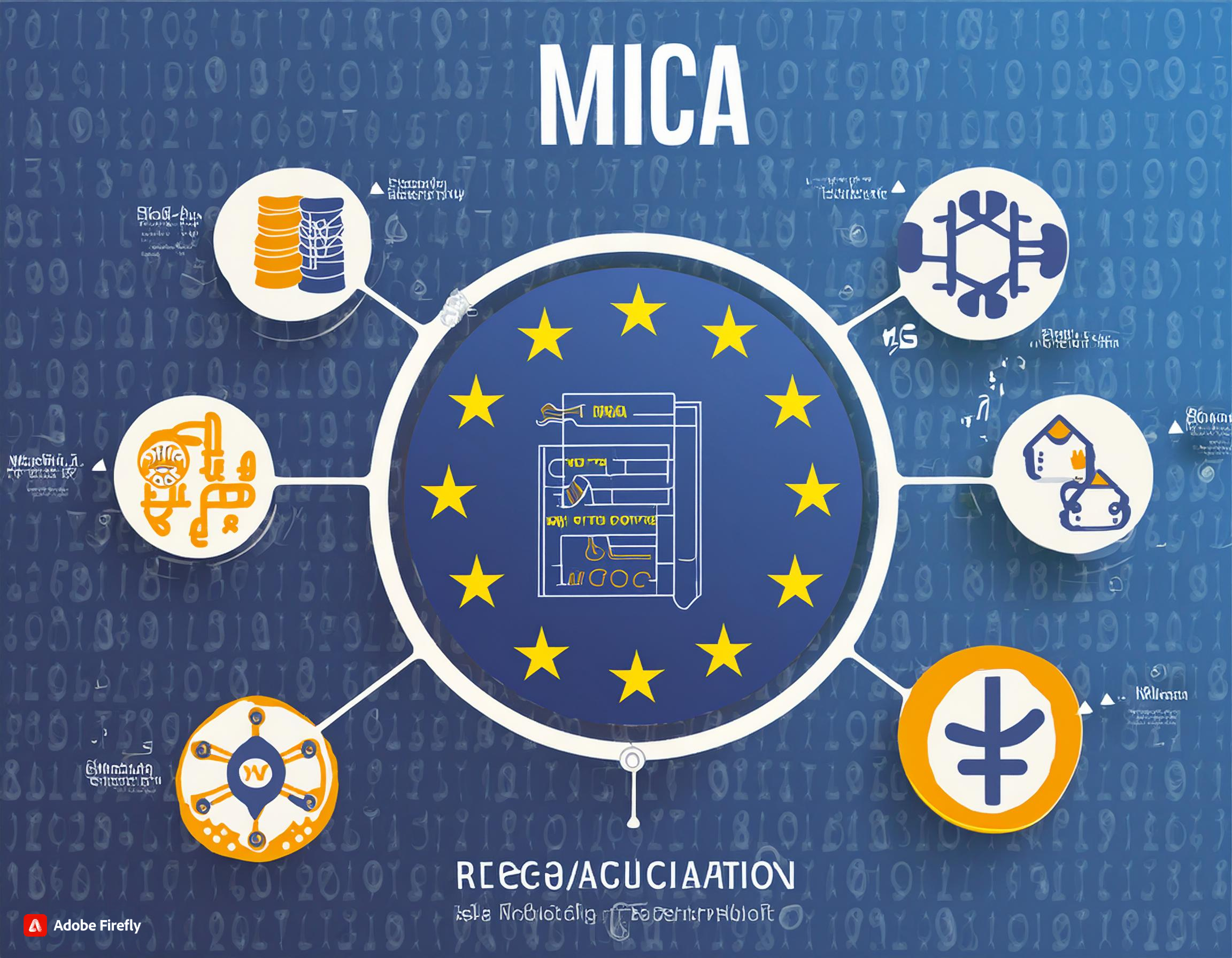 Map of the European Union highlighting countries with active MiCA-compliant stablecoin issuers in 2025