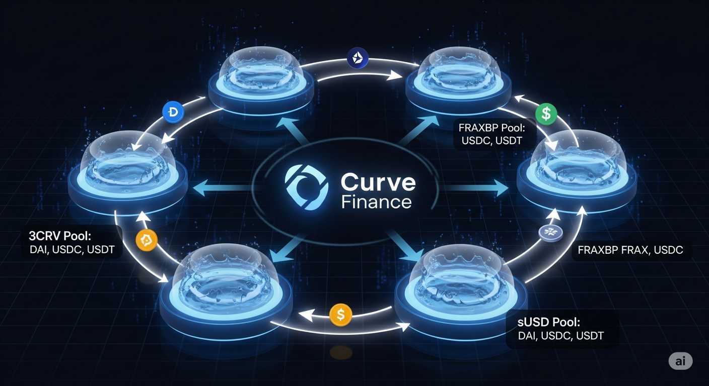 Curve Finance stablecoin pools
