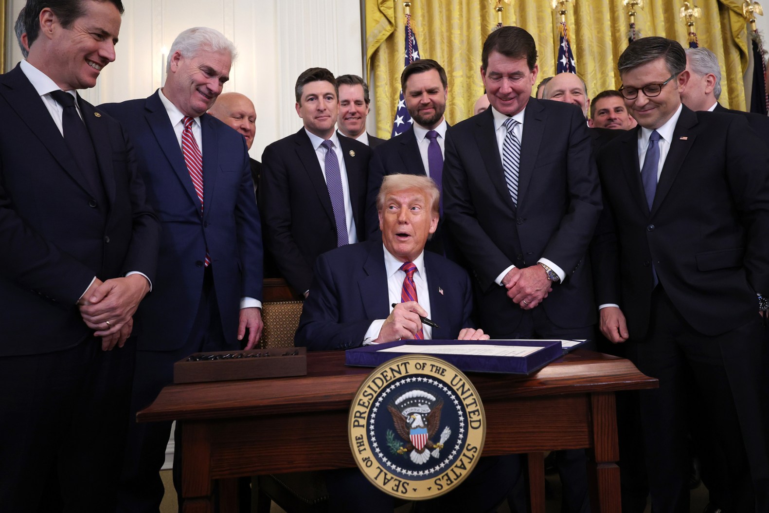 GENIUS Act signing ceremony 2025