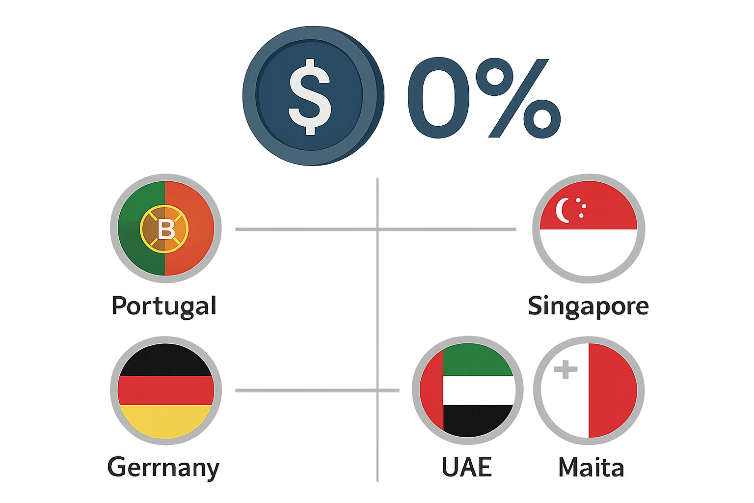 Stablecoin Taxation: 0% Crypto Tax Policies in the EU and Asia for 2025