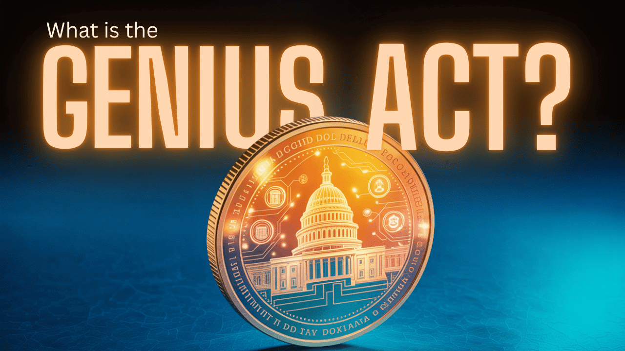 GENIUS Act 2025 compliance requirements visual summary for US stablecoin issuers, showing reserve backing, transparency, audits, and AML procedures
