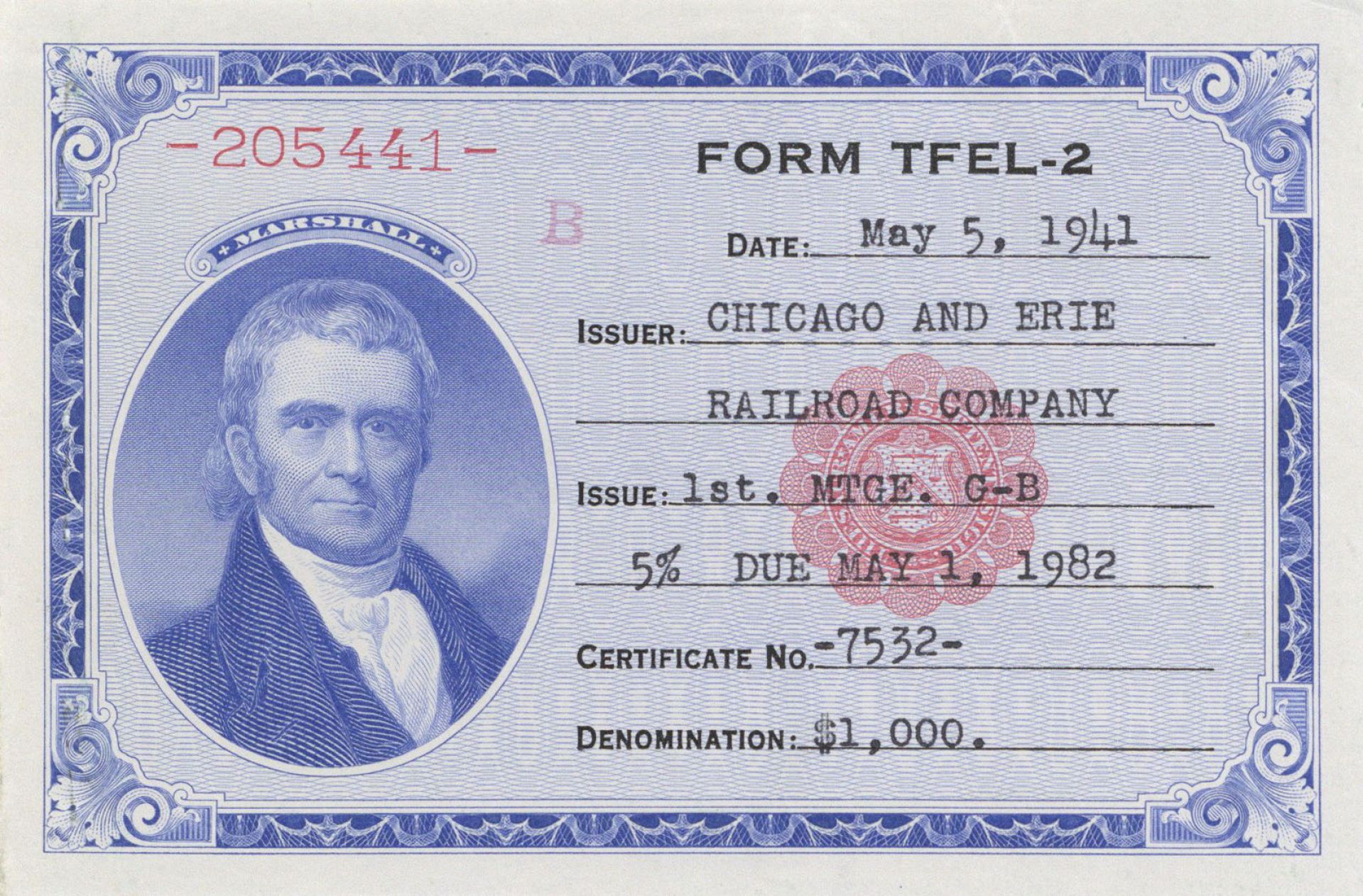 US Treasury bills paper certificates