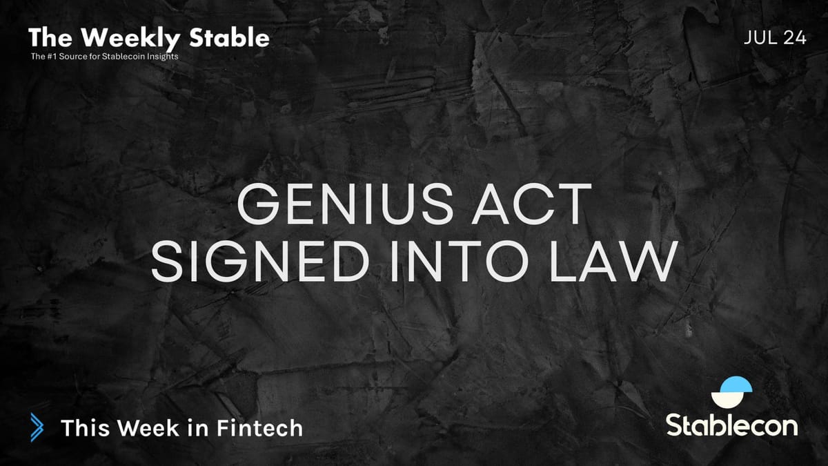 GENIUS Act stablecoin compliance documentation