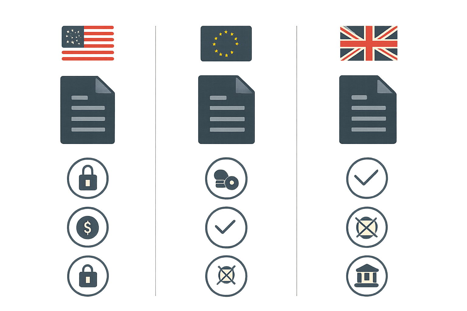 Comparing Stablecoin Regulation: US GENIUS Act vs EU MiCA vs UK FCA 2025